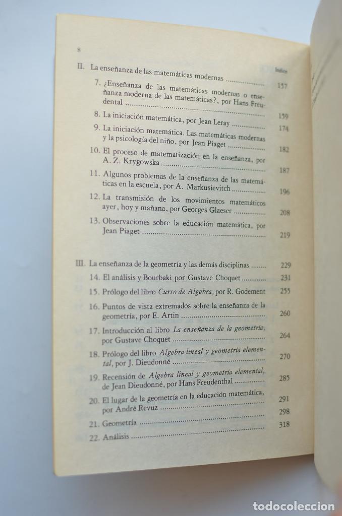 Libros: La ense&ntilde;anza de las matem&aacute;ticas modernas - PIAGET, J. et al. - Foto 4