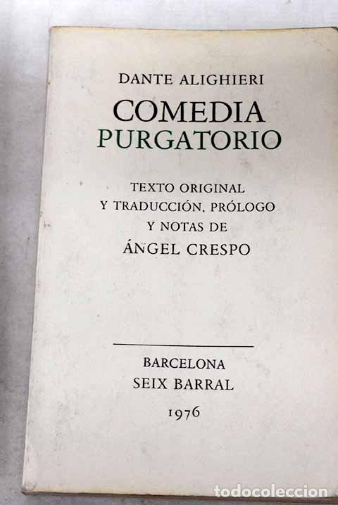 Libros: Comedia, tomo II: Purgatorio.- Alighieri, Dante - Foto 1