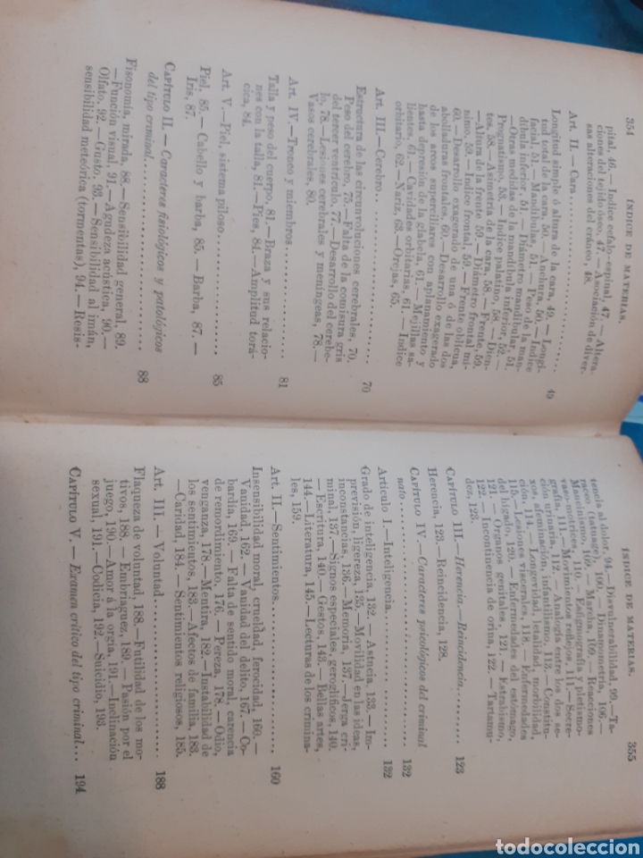 Libros: LA ANTROPOLOGIA CRIMINAL - FRANCOTTE,Javier - Foto 3