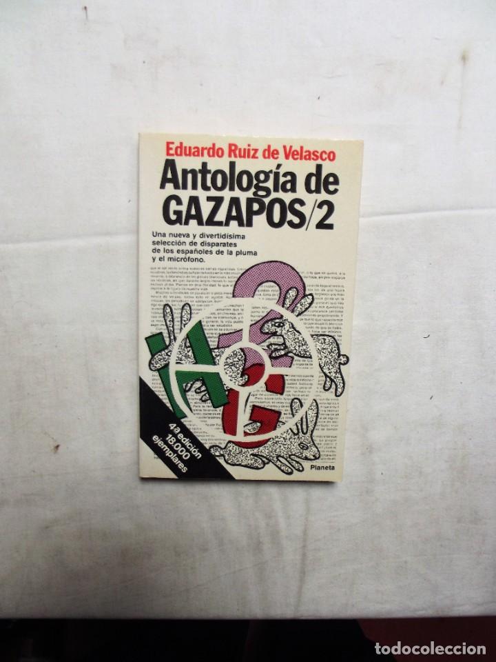 Libros: ANTOLOGIA DE GAZAPOS / 2 DE EDUARDO RUIZ DE VELASCO - Foto 1