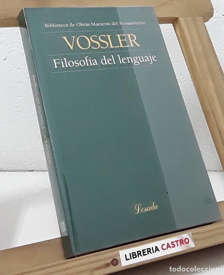 Libros: Filosof&iacute;a del lenguaje. Ensayos - Karl Vossler - Foto 1