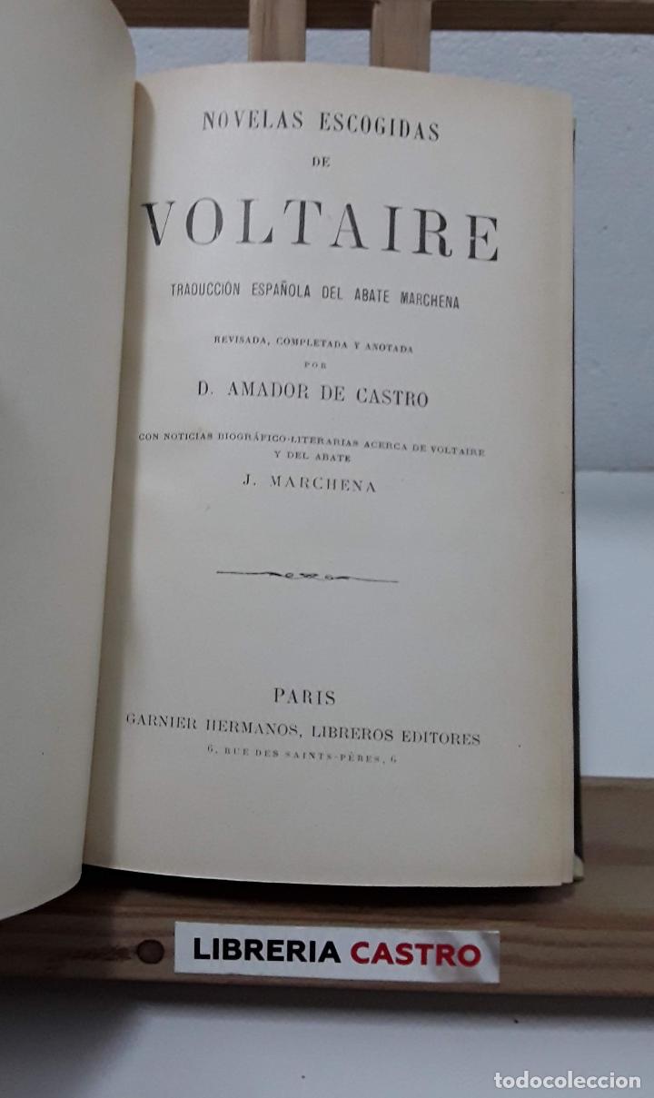 Libros: Novelas Escogidas de Voltaire - Voltaire - Foto 1