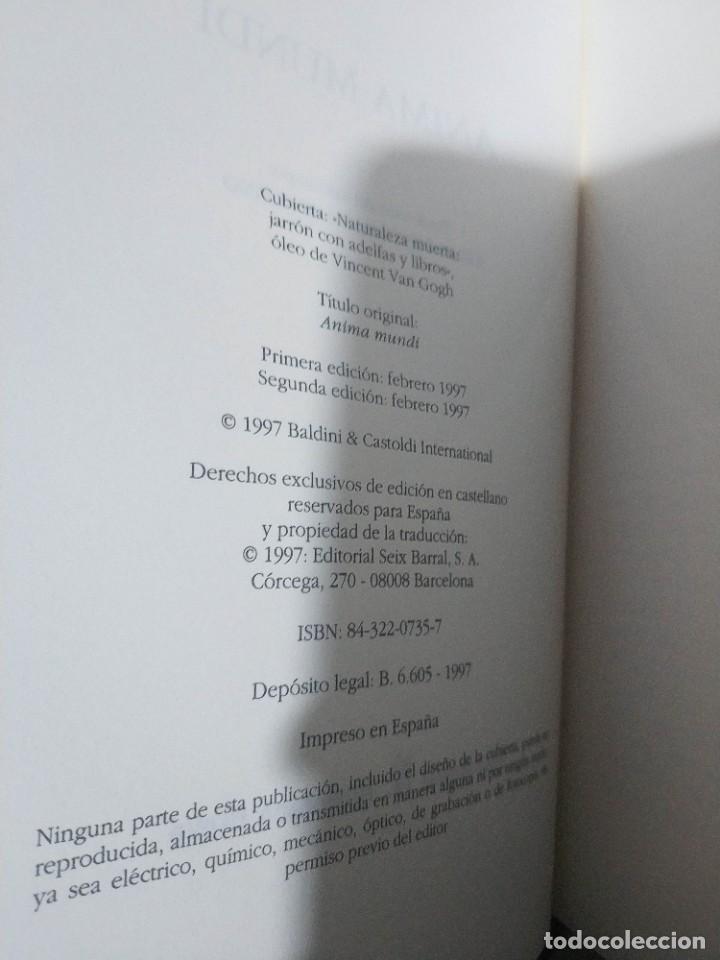 Libros: ANIMA MUNDI.- SUSANNA TAMARO - Foto 5