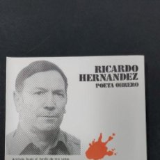 Libros: JIRONES DE DOLOR RICARDO HERNÁNDEZ IMPECABLE. Lote 324581283