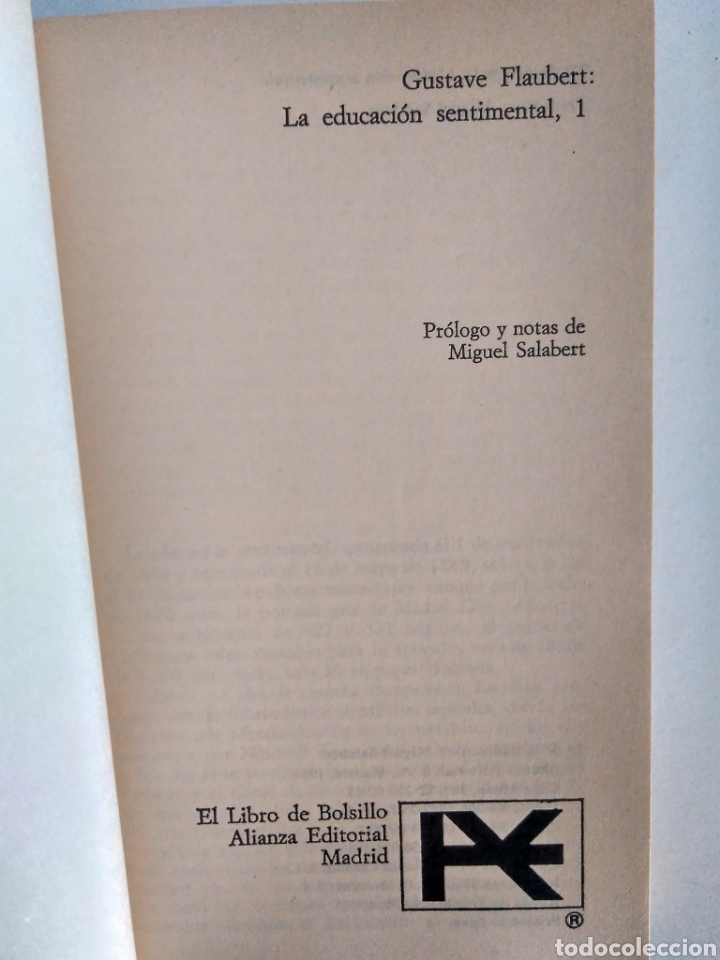 Libros: La educaci&oacute;n sentimental / Gustave Flaubert - Foto 3