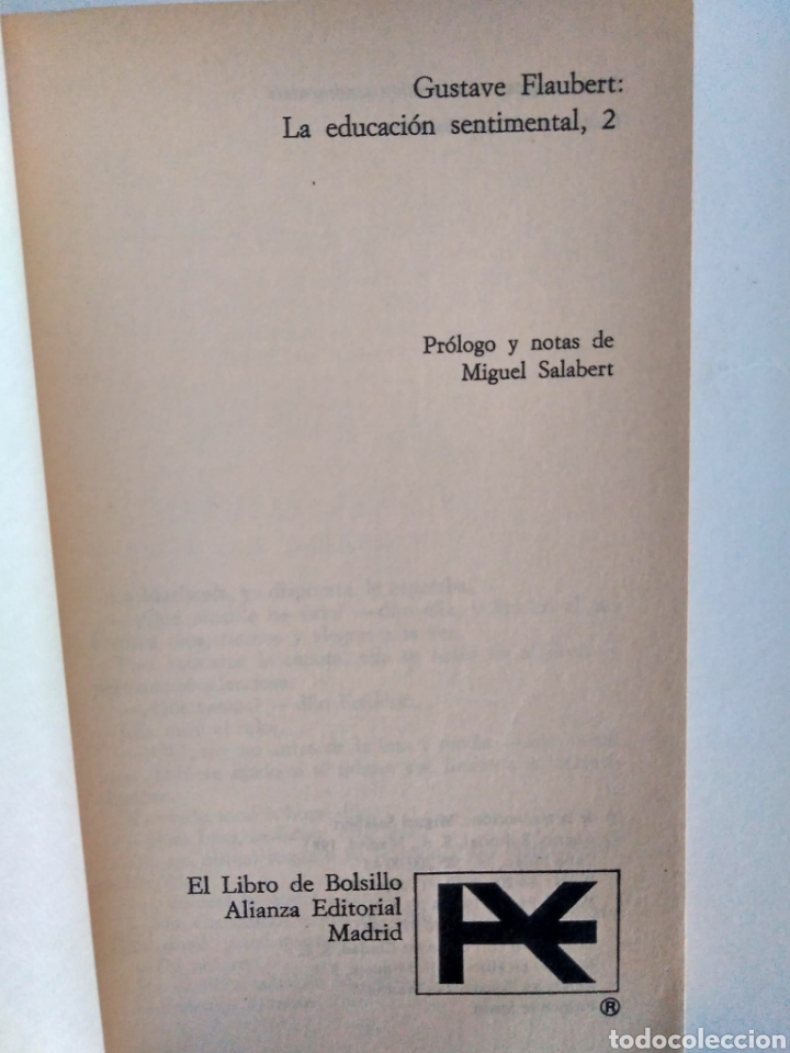 Libros: La educaci&oacute;n sentimental / Gustave Flaubert - Foto 2