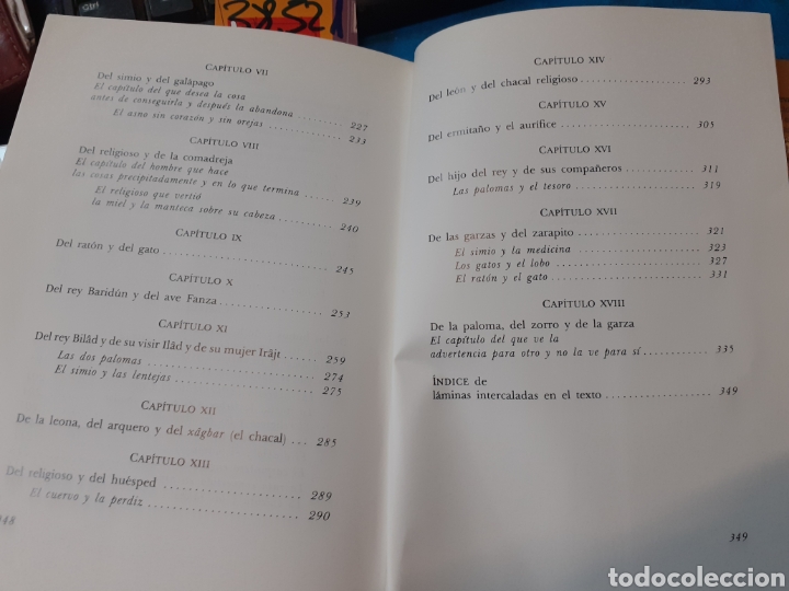 Libros: CALILA Y DIMNA - BAIDABA.El fil&oacute;sofo Hind&uacute; - Foto 6