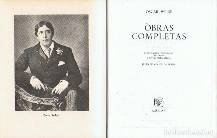 Libros: OBRAS COMPLETAS. - Wilde. Oscar, - Foto 1