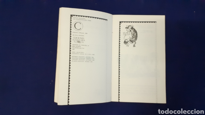 Libros: LA CONFERENCIA DE LOS ANIMALES, EDICIONES ALFAGUARA - Foto 3