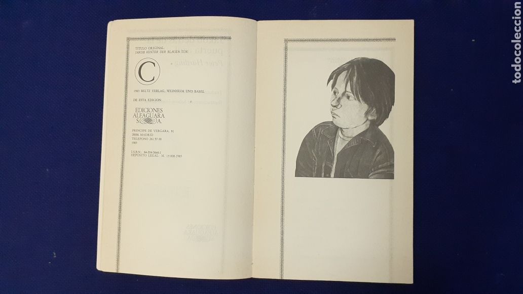 Libros: JAKOB DETRAS DE LA PUERTA AZUL, EDICIONES ALFAGUARA - Foto 3