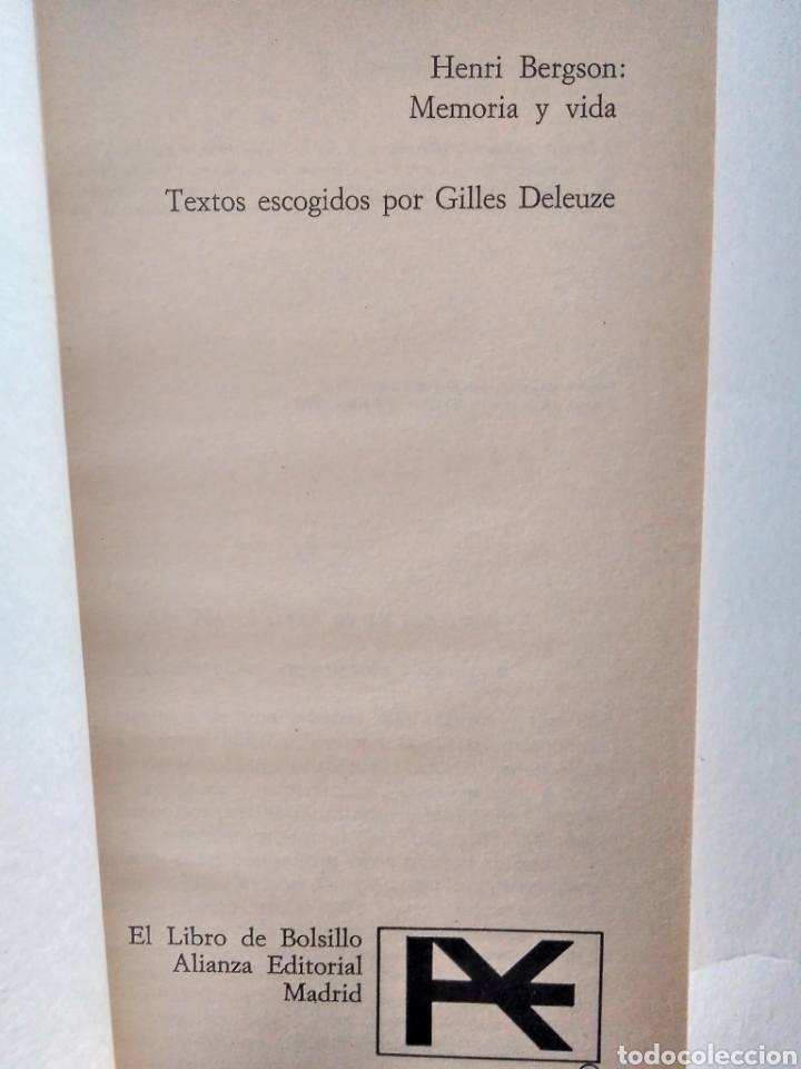 Libros: Memoria y vida / Henri Bergson - Foto 2