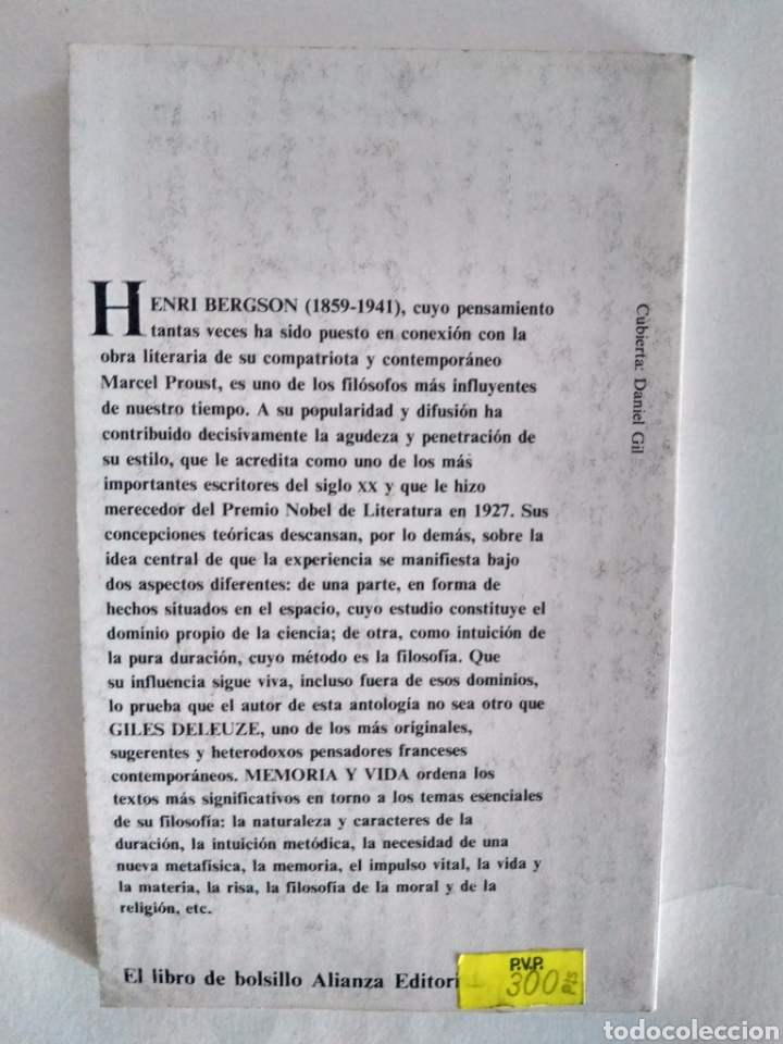 Libros: Memoria y vida / Henri Bergson - Foto 3