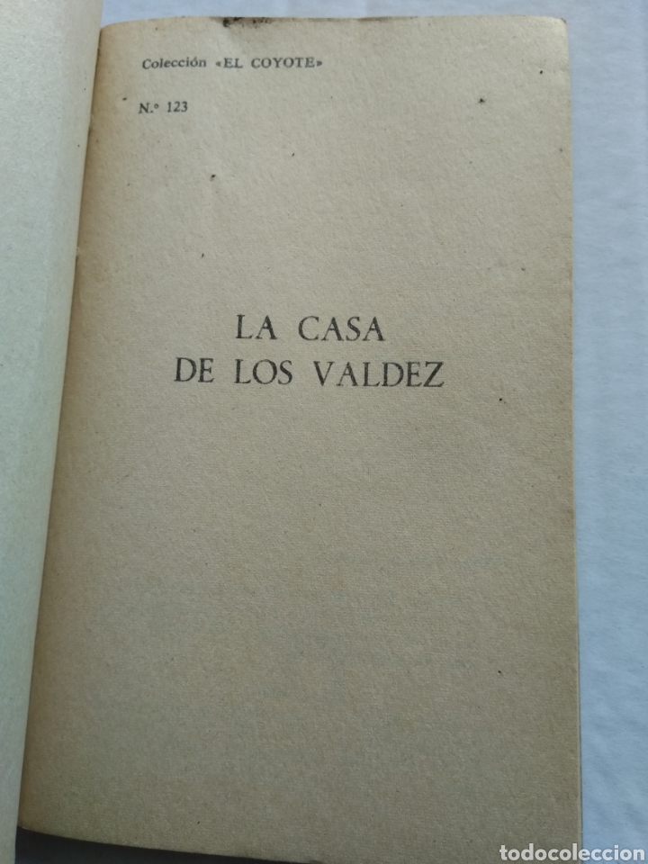 Libros: EL COYOTE N&deg;123 LA CASA DE LOS VALDEZ - Foto 2