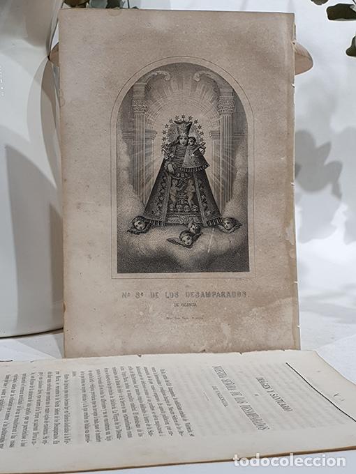 Livros em segunda m&atilde;o: [GRABADO] Nuestra Se&ntilde;ora de los Desamparados de Valencia. Finales s. XIX.