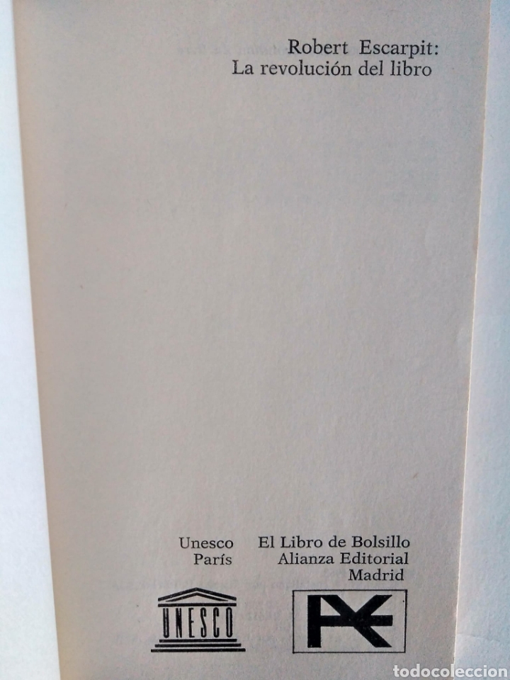 Libros: La revoluci&oacute;n del libro / Robert Escarpir. - Foto 2