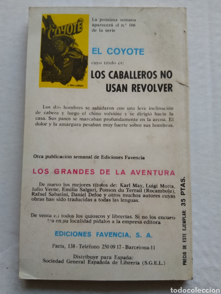 Libros: EL COYOTE N&deg;165 EL HOMBRE TRAS LA MASCARA - Foto 3