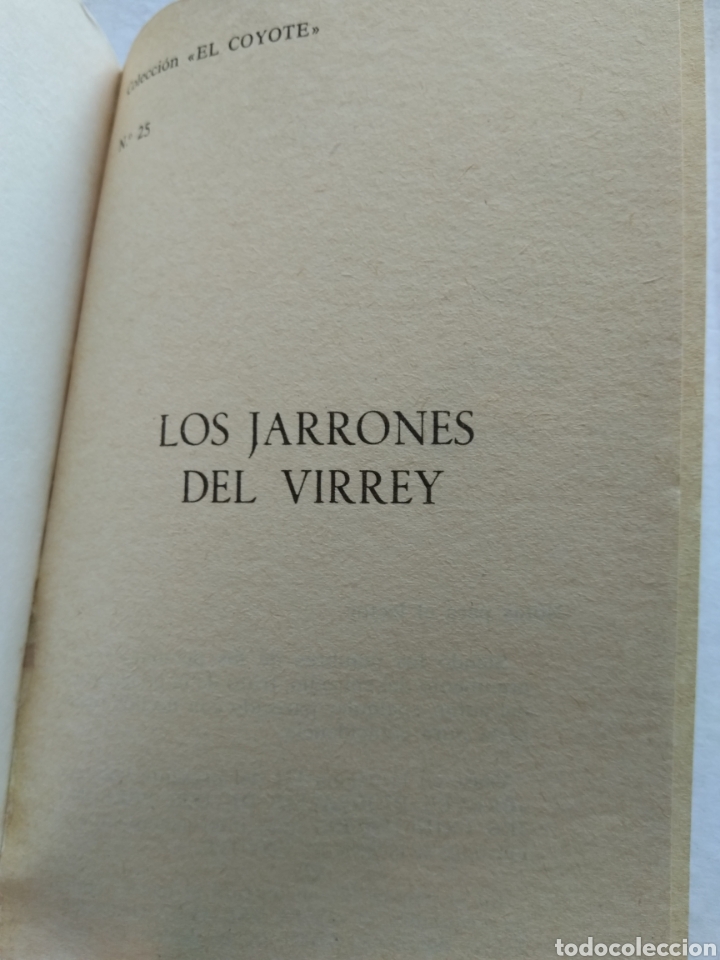 Libros: EL COYOTE N&deg;25 LOS JARRONES DEL VIRREY - Foto 2