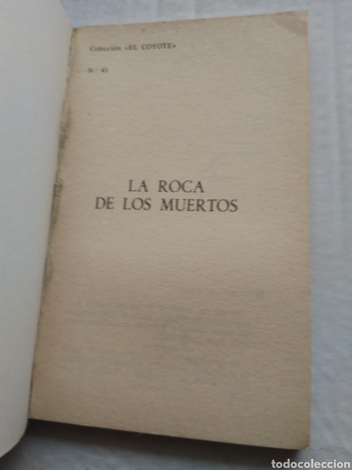 Libros: EL COYOTE N&deg;46 LA ROCA DE LOS MUERTOS - Foto 2