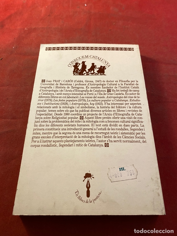 Libros: LA MITOLOG&Iacute;A I LA SEVA INTERPRETACIO Joan Prat - Foto 3