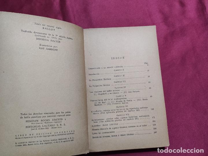 Libros: BALLET. ARNOLD L. HASKELL. 1945. PING&Uuml;INO. BUENOS AIRES. - Foto 4