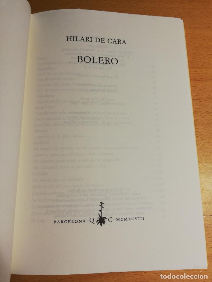 Libros: BOLERO (HILARI DE CARA) - Foto 2