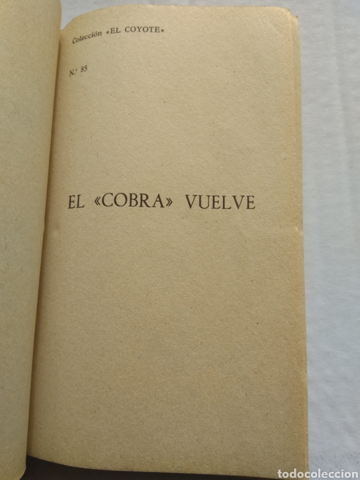 Libros: EL COYOTE N&deg;85 EL COBRA VUELVE - Foto 2