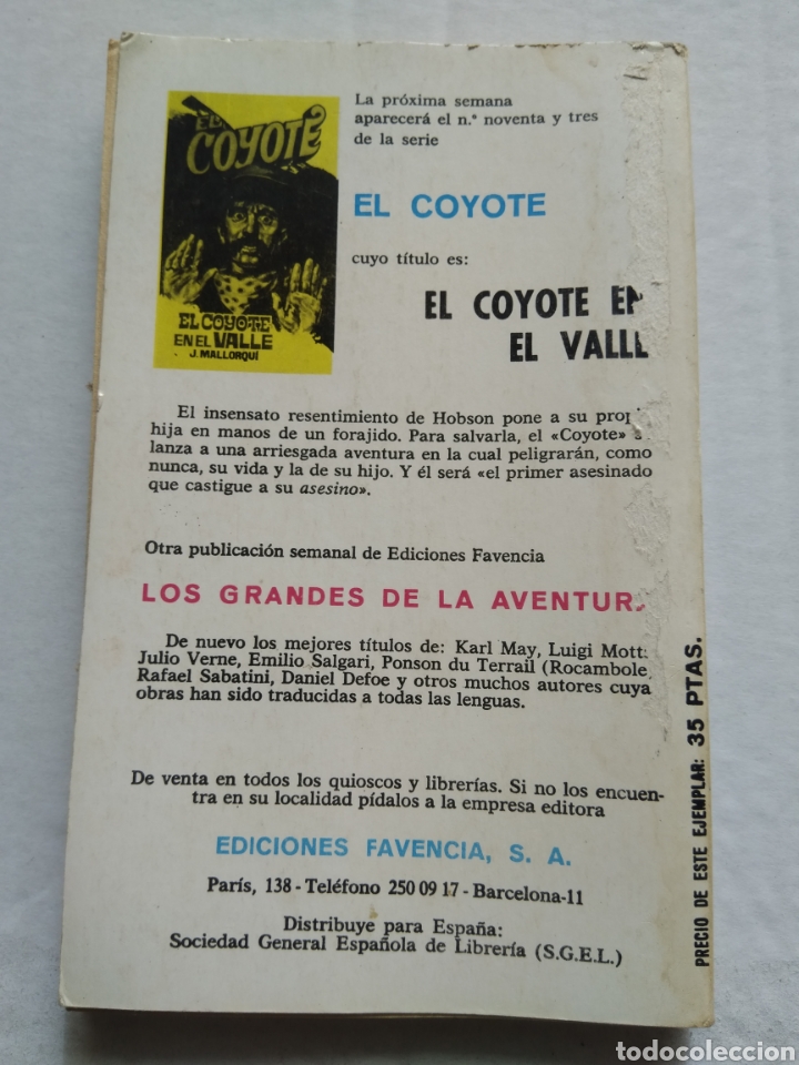 Libros: EL COYOTE N&deg;92 OJOS VERDES EN MONTERREY - Foto 3