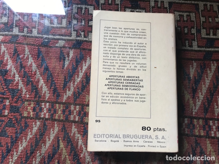 Libros: Aperturas de flanco. M&aacute;ximo Borrell. Bruguera - Foto 3