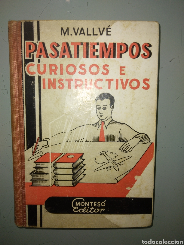 Libros: M. VALLVE,Pasatiempos curiosos e instructivos, Monteso Ed - Foto 1