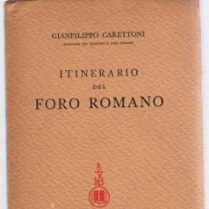 Livros em segunda mão: ITINERARIO DEL FORO ROMANO - CARETTONI, GIANFILIPPO. Lote 325473678