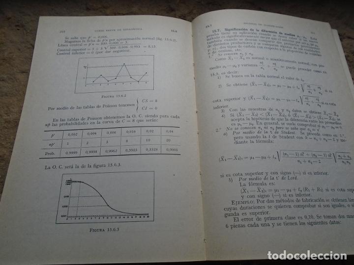 Libros: Curso Breve de Estad&iacute;stica - Enrique Chac&oacute;n, S. I. - Foto 2