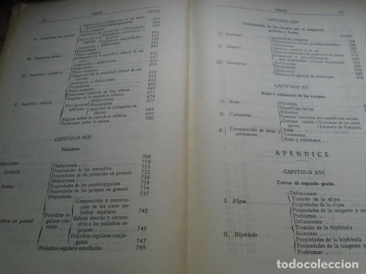 Libros: Geometr&iacute;a. Tomo I. Parte Elemental. - Miguel Ortega y Sala - Foto 5