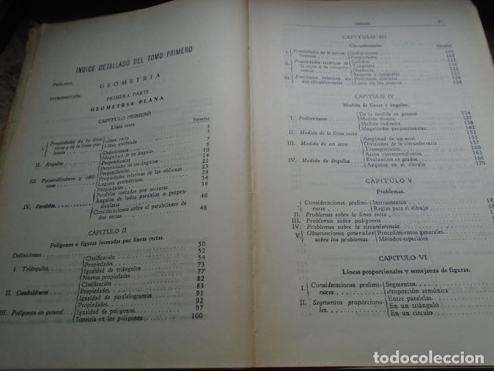 Libros: Geometr&iacute;a. Tomo I. Parte Elemental. - Miguel Ortega y Sala - Foto 7