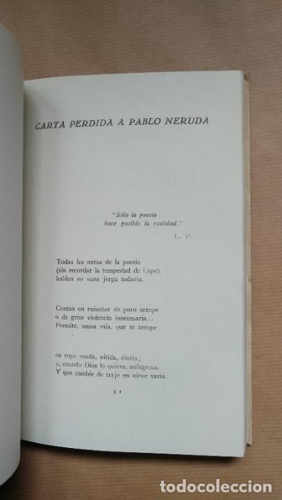 Libros: CANTO PERSONAL. CARTA PERDIDA A PABLO NERUDA. - &rdquo;PANERO, Leopoldo.&rdquo; - Foto 4