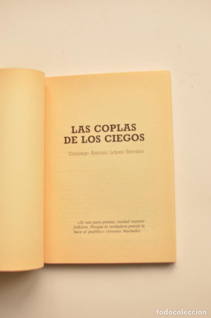 Libros: Las coplas de los ciegos - L&Oacute;PEZ SERRANO, Domingo A. - Foto 2