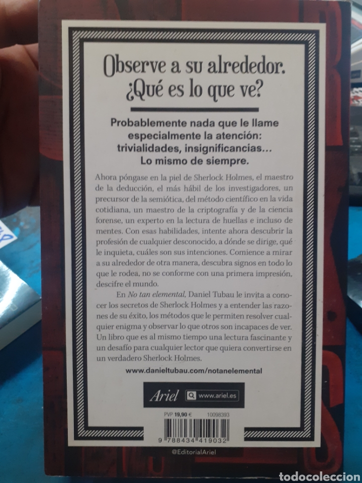 Libros: NO TAL ELEMENTAL. C&oacute;mo ser Sherlock Holmes - TUBAU,Daniel - Foto 2