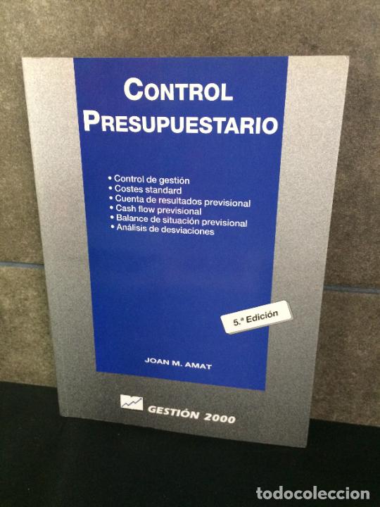 Libros: Control Presupuestario. 5b: Edicion. Joan M. Amat - Foto 1