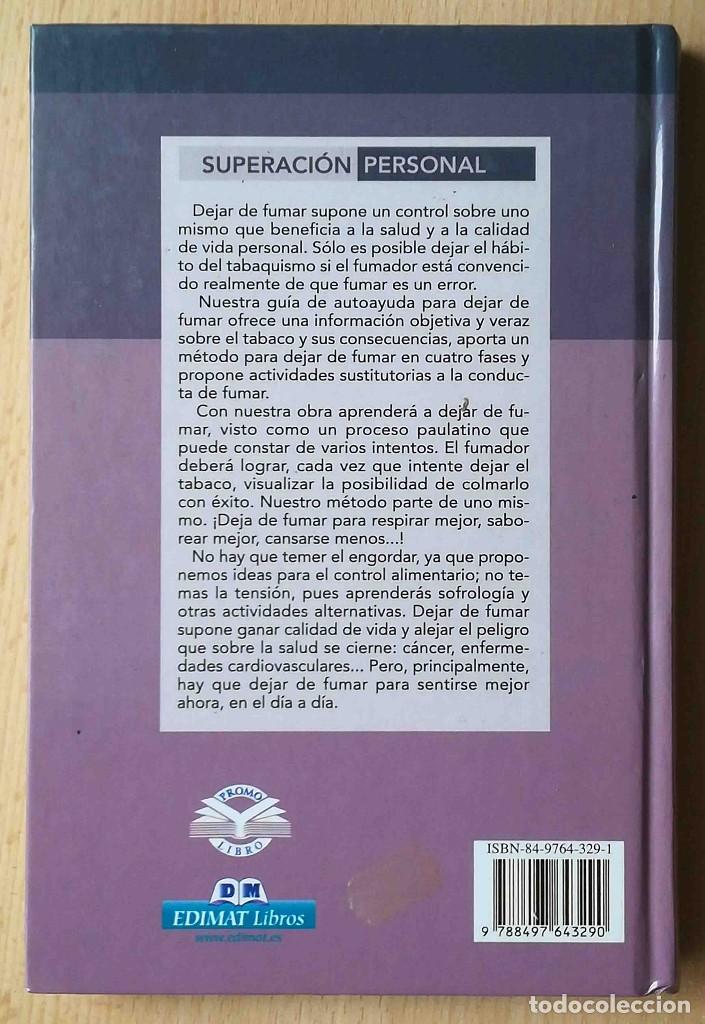 Libros: Dejar de fumar (Jos&eacute; Francisco Gonz&aacute;lez) Edimat 2003 - Foto 4