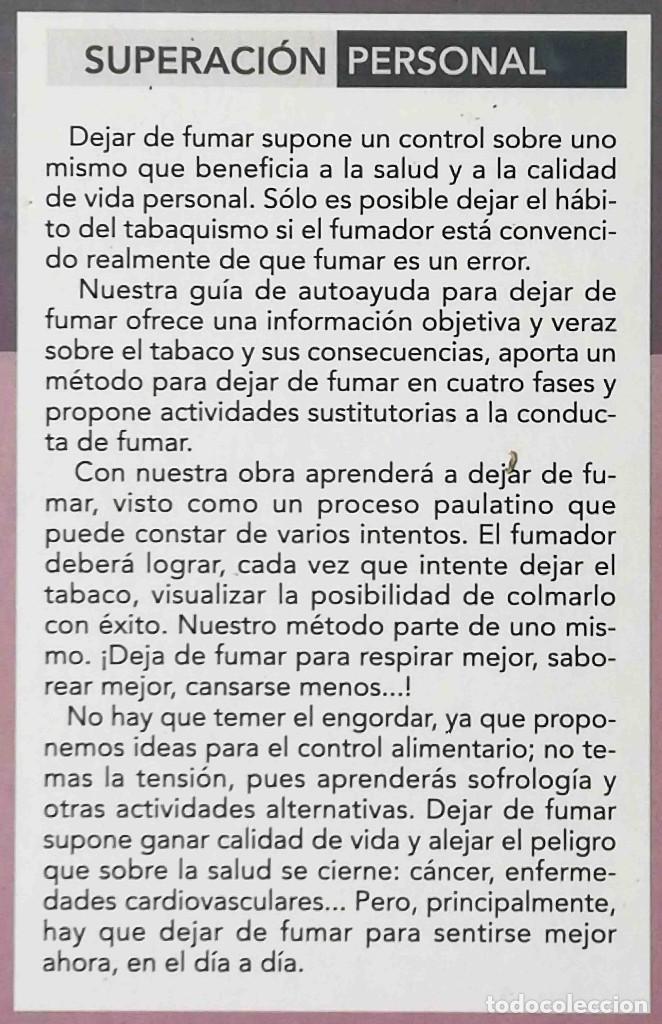 Libros: Dejar de fumar (Jos&eacute; Francisco Gonz&aacute;lez) Edimat 2003 - Foto 5