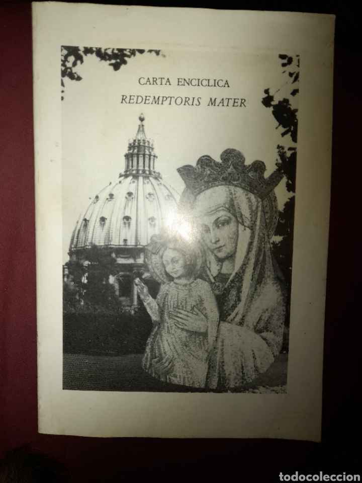 Libros: CARTA ENCICLICA REDEMPTORIS MATER 1987 UNICO? EDICEP - Foto 1