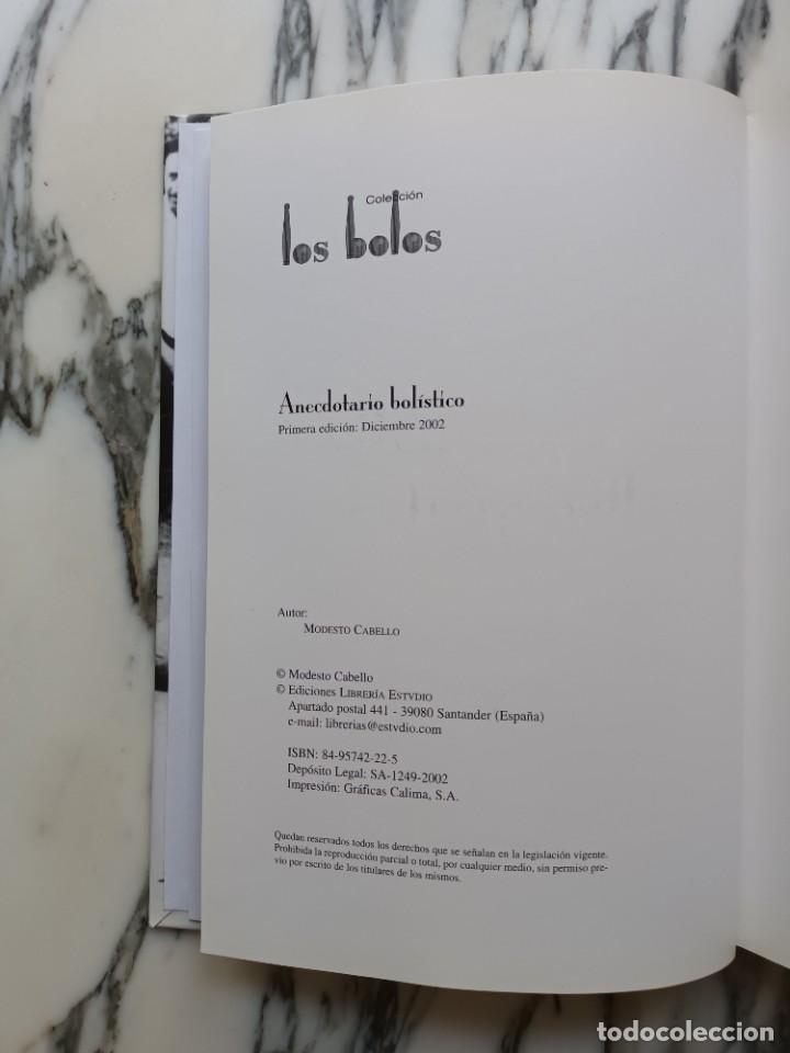 Libros: ANECDOTARIO BOL&Iacute;STICO - MODESTO CABELLO - ESTUDIO - 2002 - Foto 4