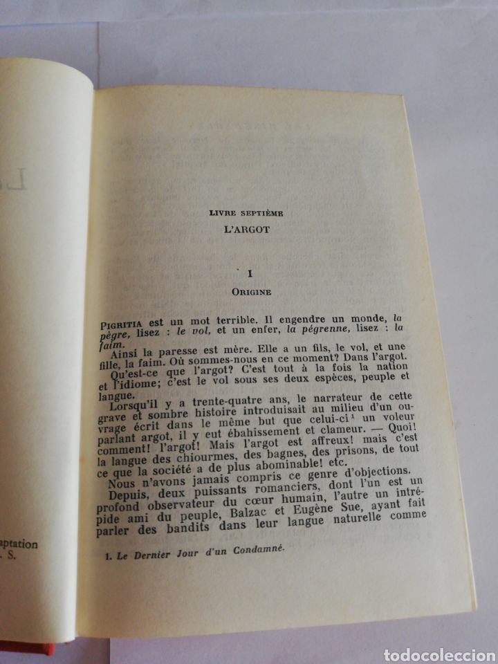 Libros: Libro Les miserables. Victor hugo. Tomo 3. - Foto 7