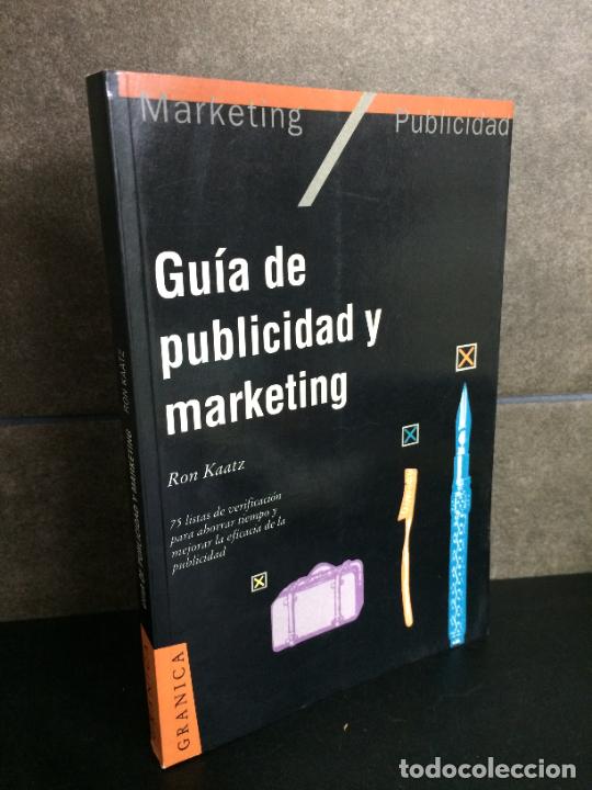 Libri di seconda mano: Guia de Publicidad y Marketing. Ron Kaatz. 75 listas de verificaci&oacute;n para ahorrar tiempo y mejorar l