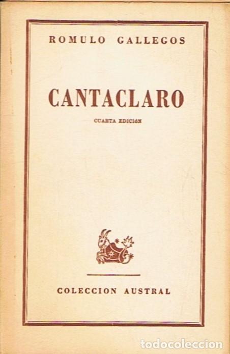 Libros: CANTACLARO. - Gallegos. R&oacute;mulo, - Foto 1