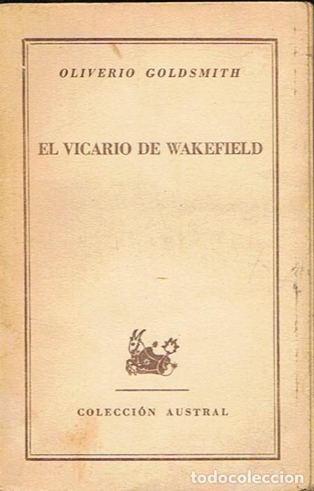 Libros: EL VICARIO DE WAKEFIELD. - Goldsmith. Oliverio, - Foto 1