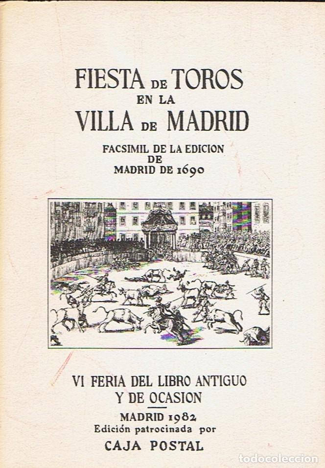 Libros: FIESTA DE TOROS EN LA VILLA DE MADRID. - AA.VV - Foto 1