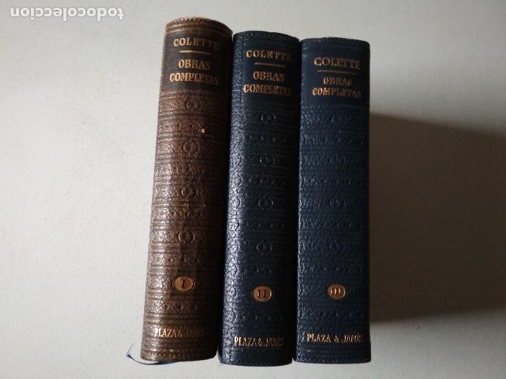Libros: colette obras completas, tomos, I II III PRIMERA EDICION - Foto 2