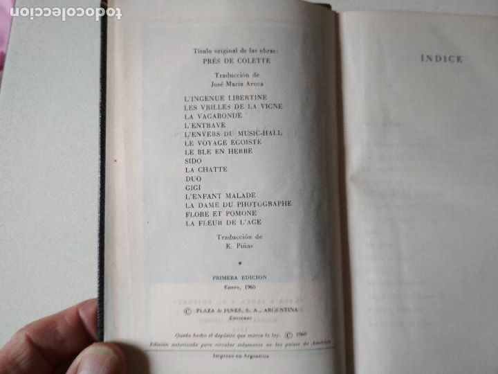 Libros: colette obras completas, tomos, I II III PRIMERA EDICION - Foto 7