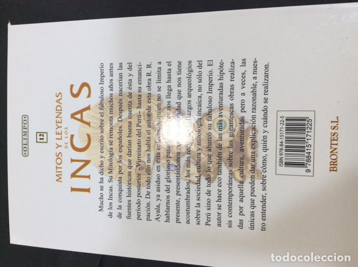 Libros: Mitos y leyendas de los incas, Ayala, olimpo - Foto 2