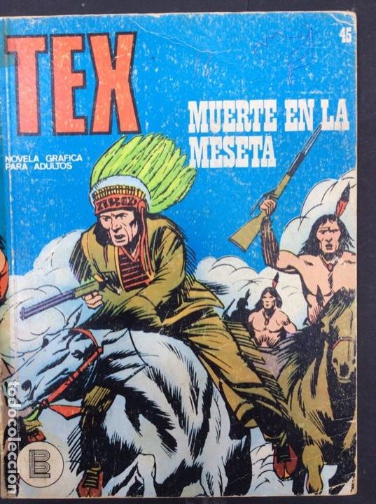 Livros em segunda m&atilde;o: TEX MUERTE EN LA MESETA 45